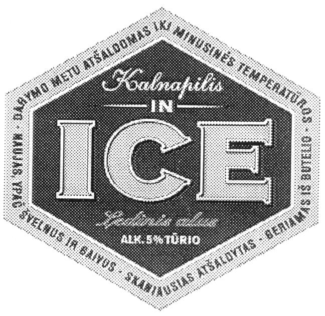 Prekės ženklas: Kalnapilis IN ICE